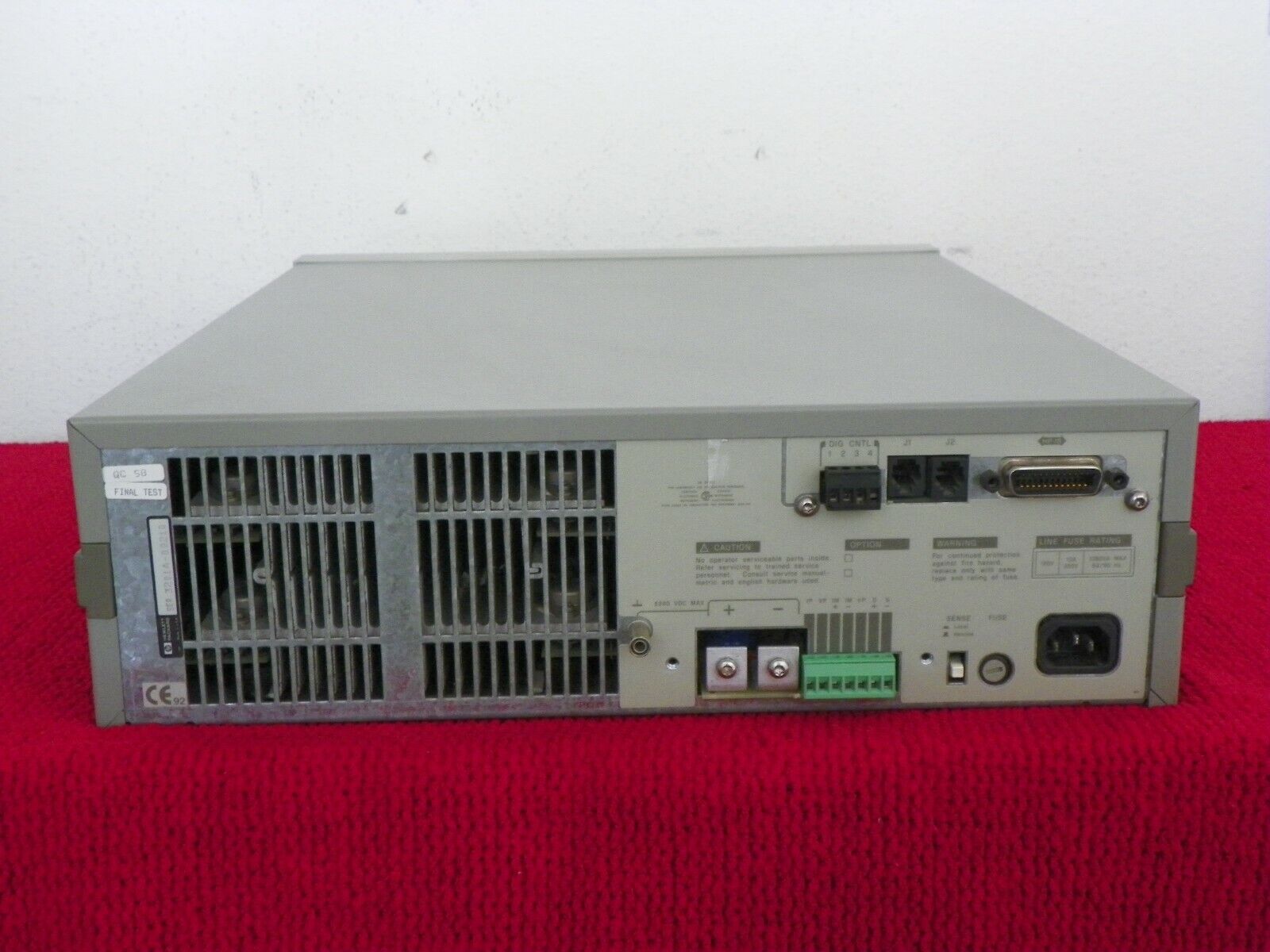 HP 6655A SYSTEM DC POWER SUPPLY 0-120V / 0-4A (7 in stock) HP 6655A SYSTEM DC POWER SUPPLY 0-120V / 0-4A (7 in stock)